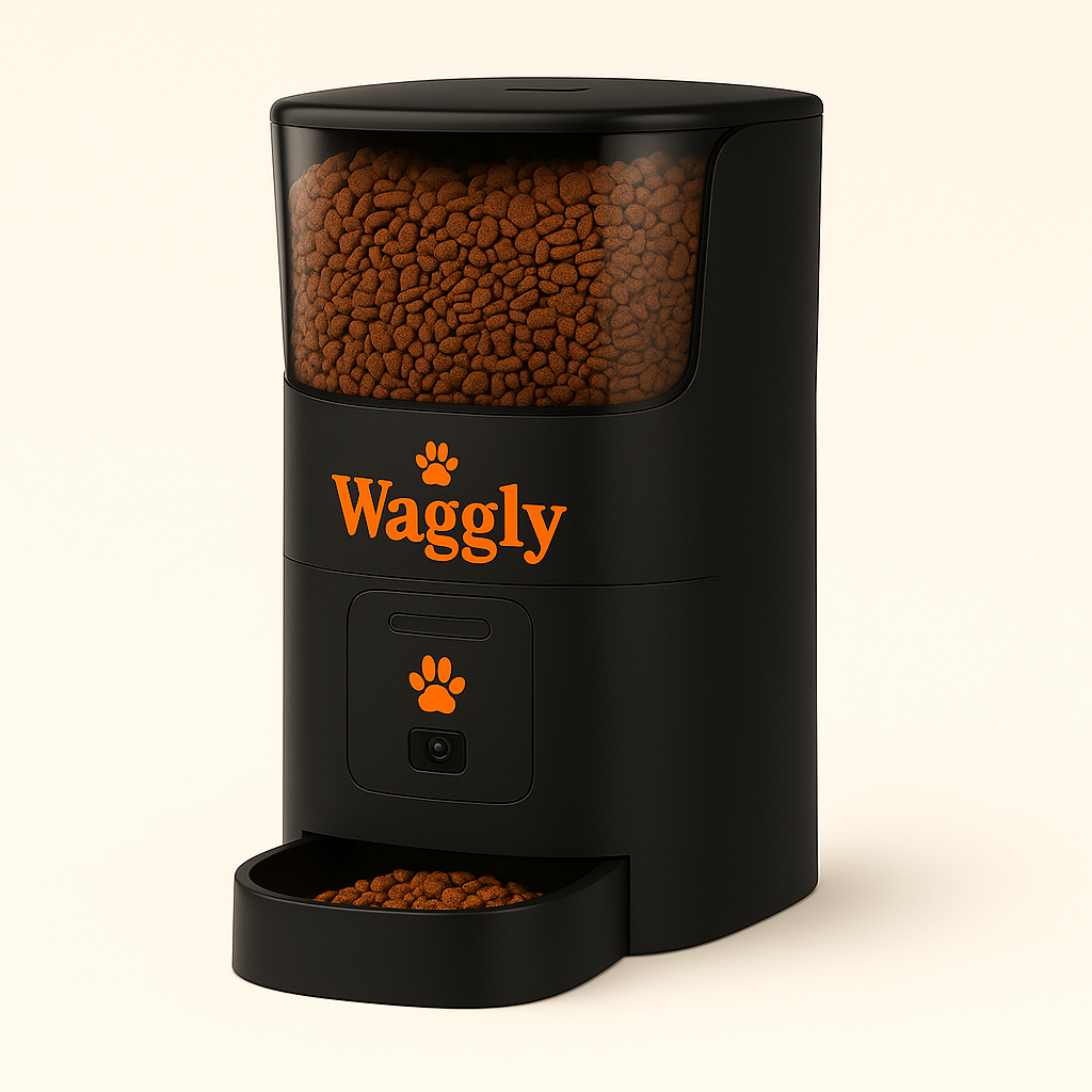 Waggly Automatic Pet Feeder - App + Camera